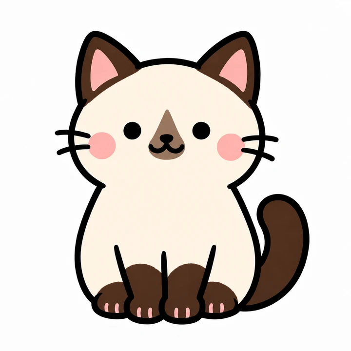 샴 고양이 모카